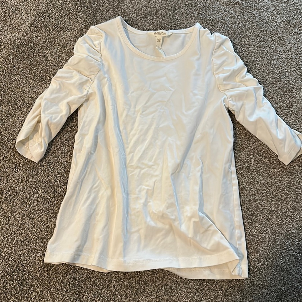 Matilda Jane white shirt size 12